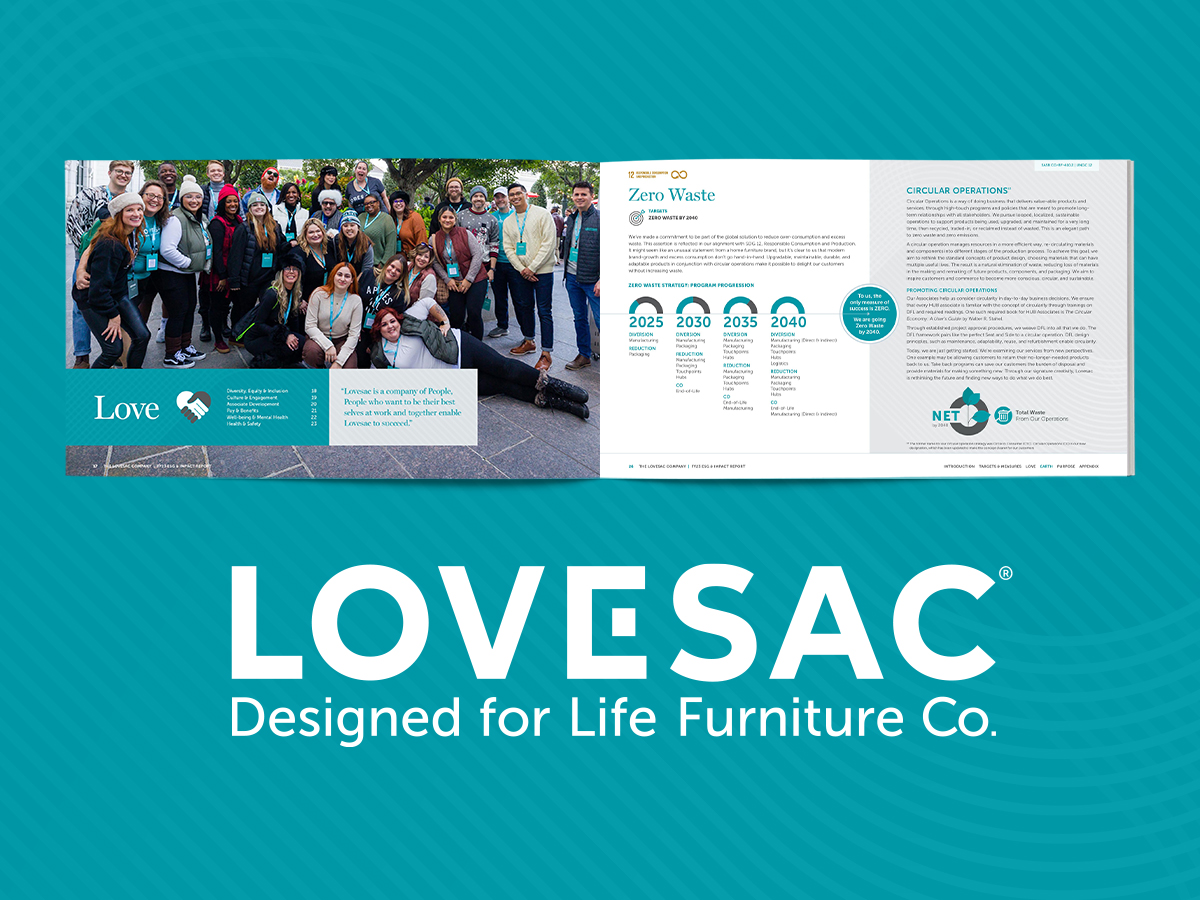 Lovesac ESG Report and Microsite