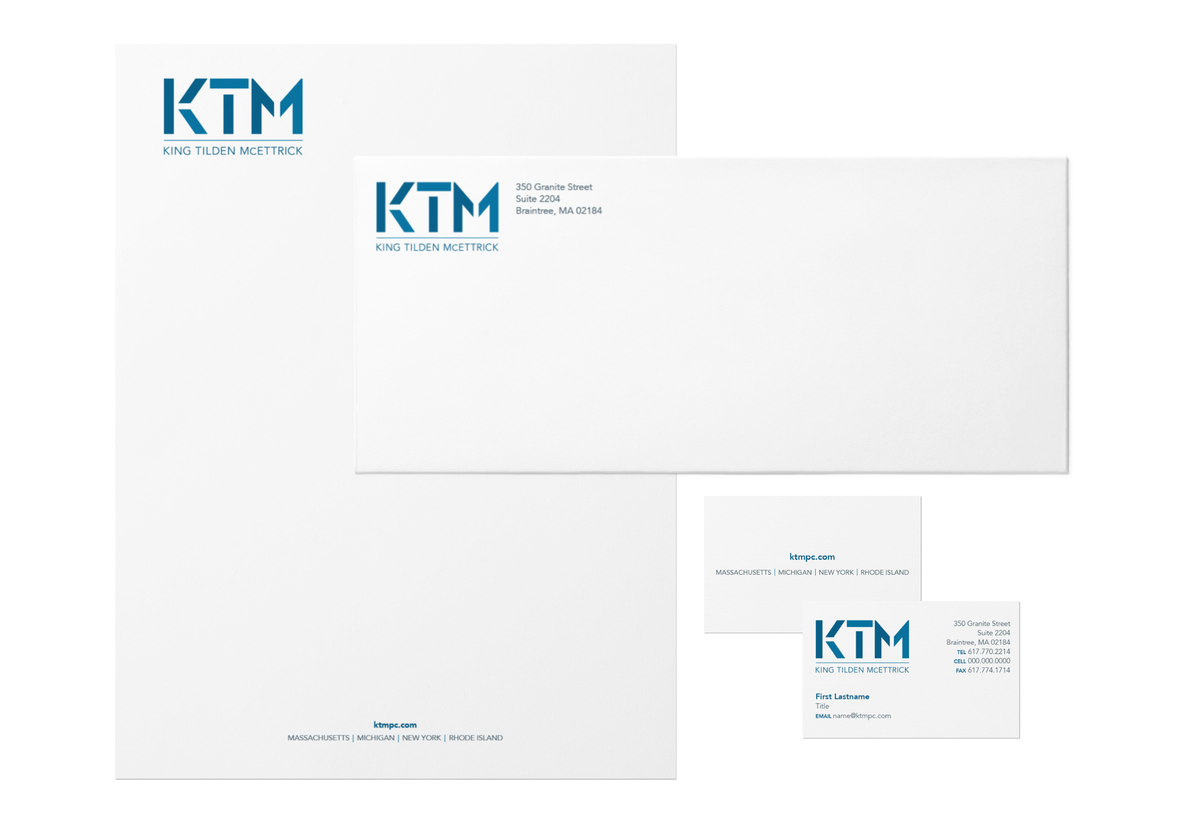 KTM stationery design