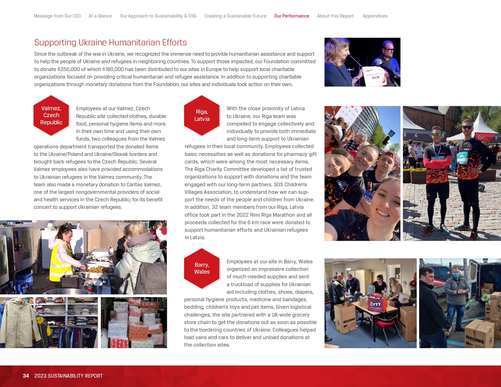 2023 Sustainability Report - Inside Page