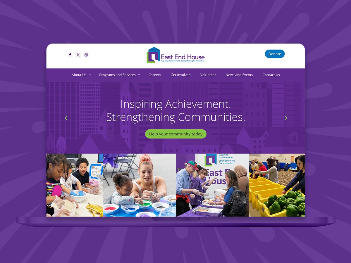 Building a better website for East End House