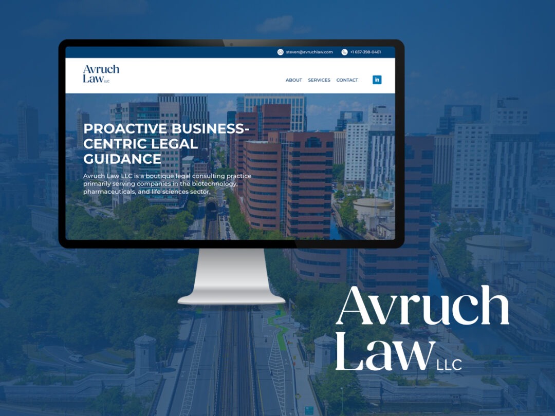 A new brand and website for Avruch Law