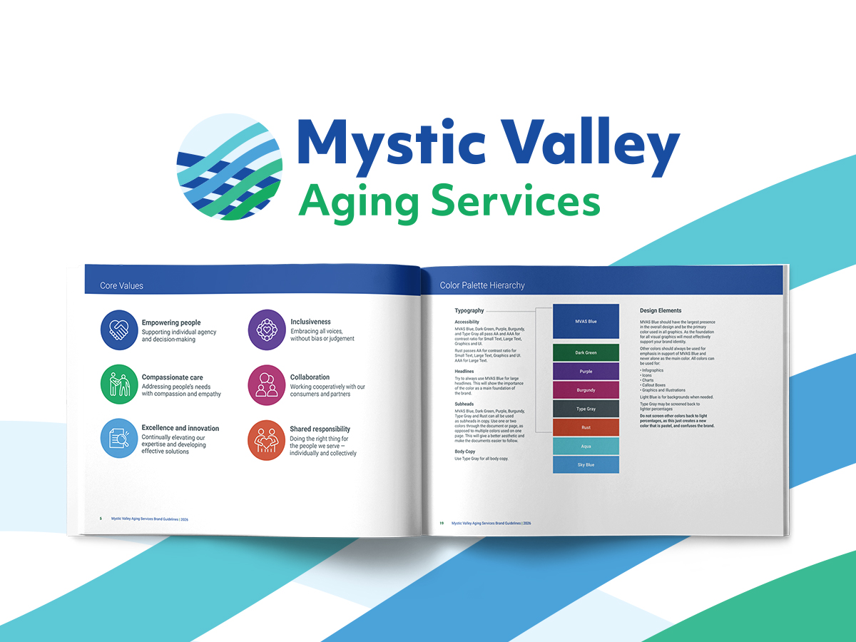 Creating a new brand for Mystic Valley Aging Services